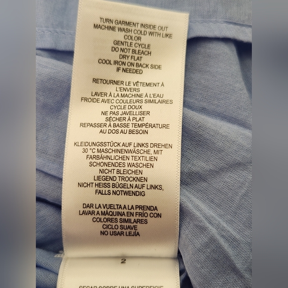 Adrianna Papell Blue Tiered Women's Dress Size 8.  #A14 - Picture 16 of 16